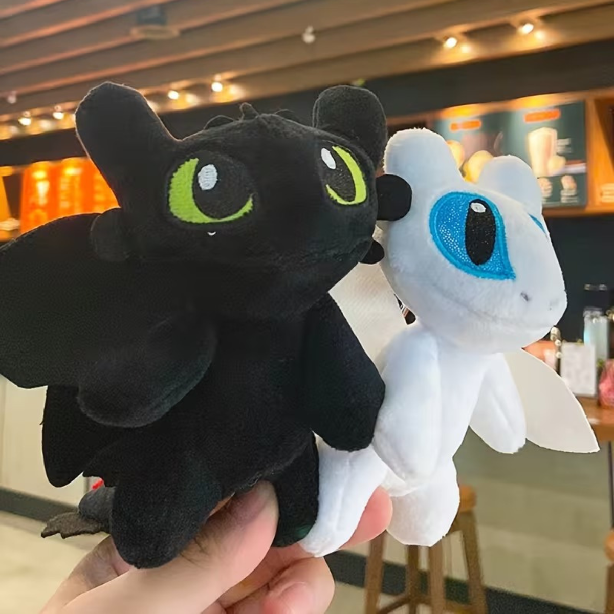 Two Different Designs of Dragon Soft Keychains - Tinyminymo