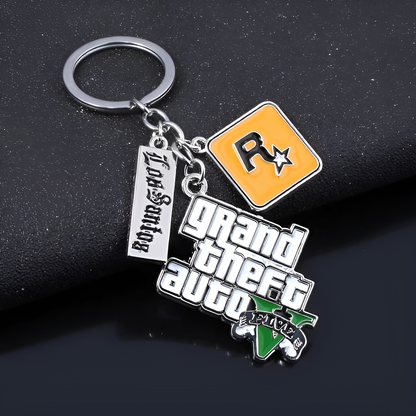 GTA 5 Metal Keychain - Tinyminymo