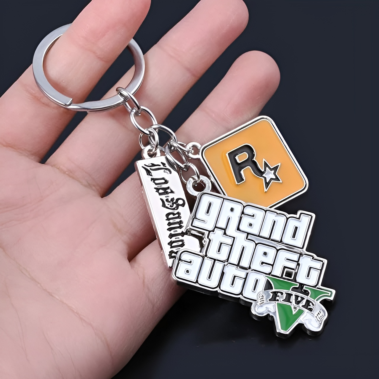 GTA 5 Metal Keychain - Tinyminymo