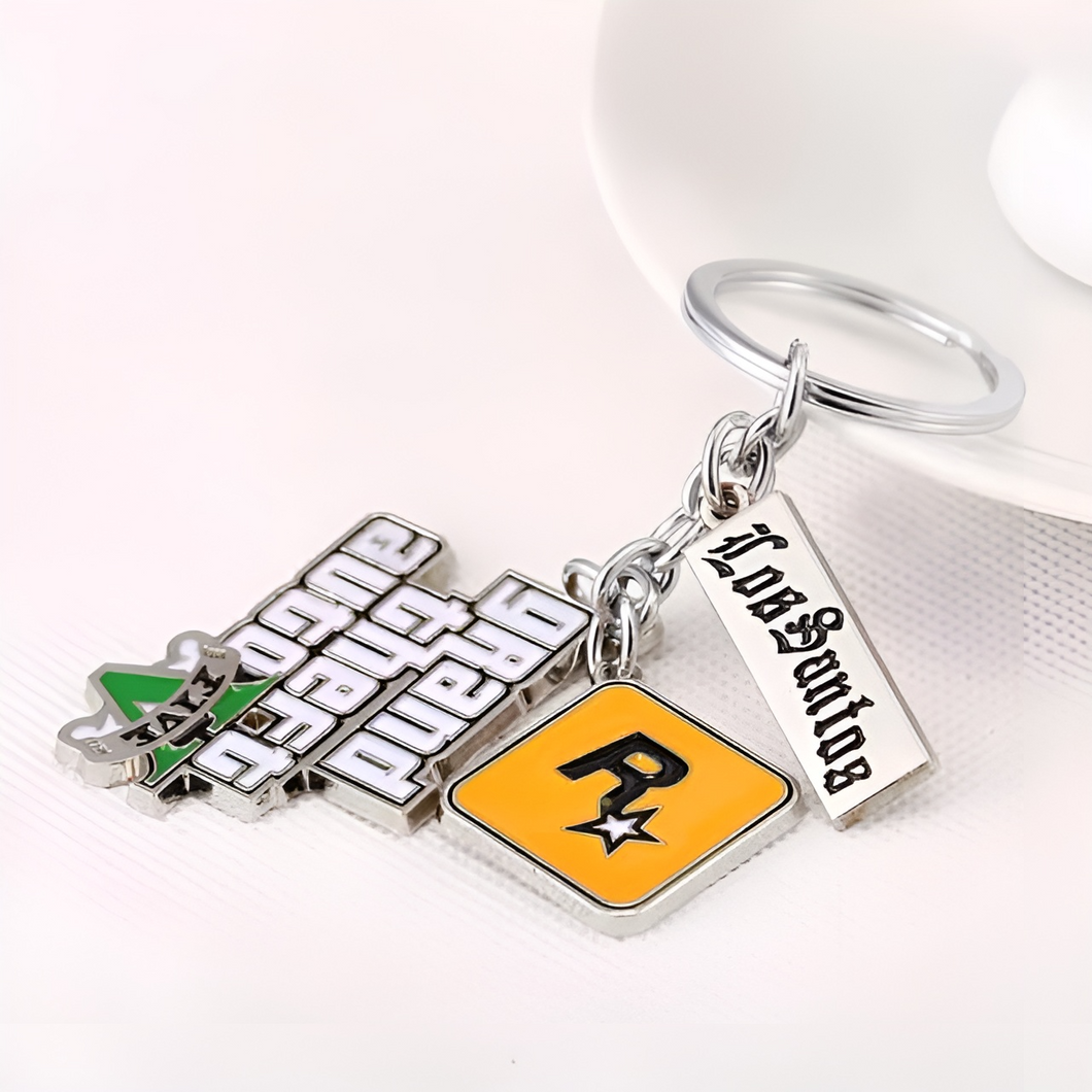 GTA 5 Metal Keychain - Tinyminymo