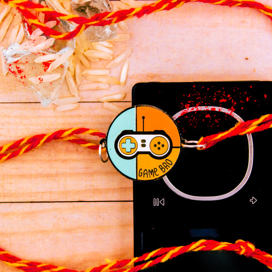 Gamer Bro Metal Rakhi - Tinyminymo 