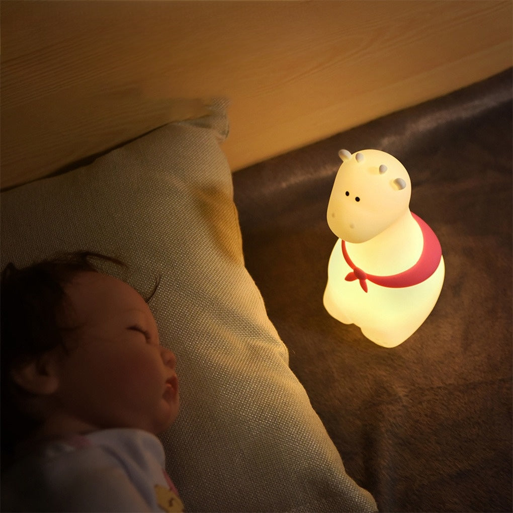 Giraffe with Scarf Silicone Night Light - Tinyminymo