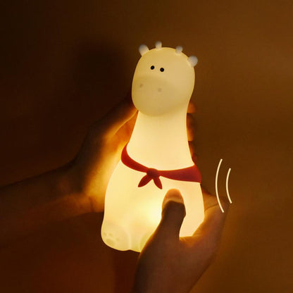 Giraffe with Scarf Silicone Night Light - Tinyminymo