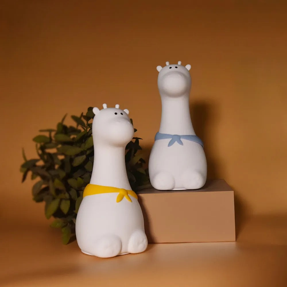 Giraffe with Scarf Silicone Night Light - Tinyminymo