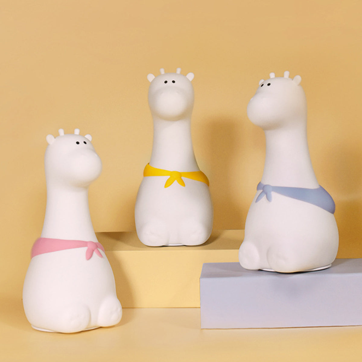 Giraffe with Scarf Silicone Night Light - Tinyminymo