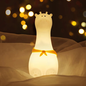 Giraffe with Scarf Silicone Night Light - Tinyminymo