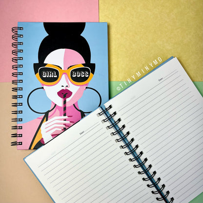 Girl Boss Spiral Diary - Tinyminymo