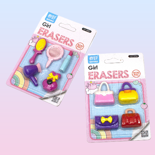 Girl Eraser Set - Tinyminymo