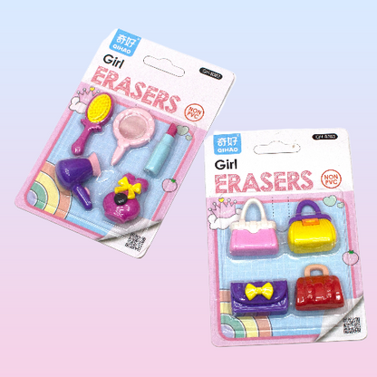 Girl Eraser Set - Tinyminymo