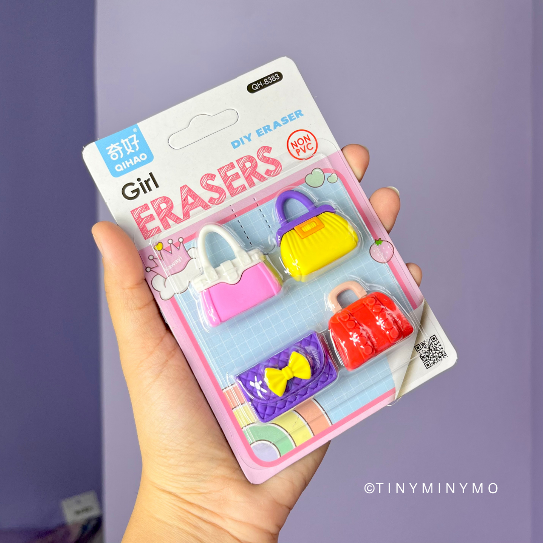 Girl Eraser Set - Tinyminymo