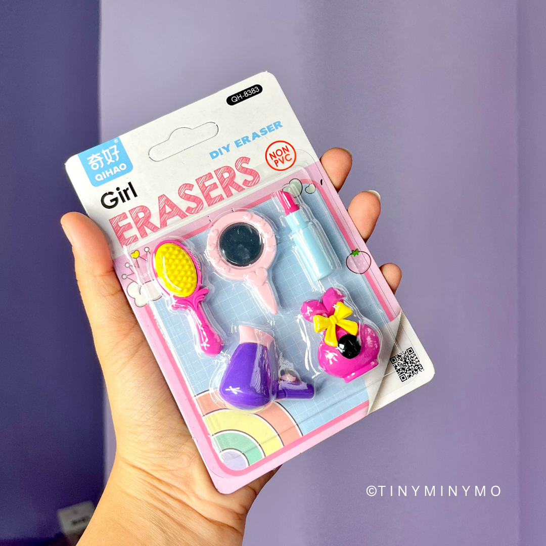 Girl Eraser Set - Tinyminymo