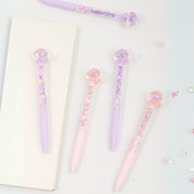 Glitter Unicorn Pens on a White Background - Tinyminymo