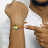 Golgappa Partner Metal Rakhi