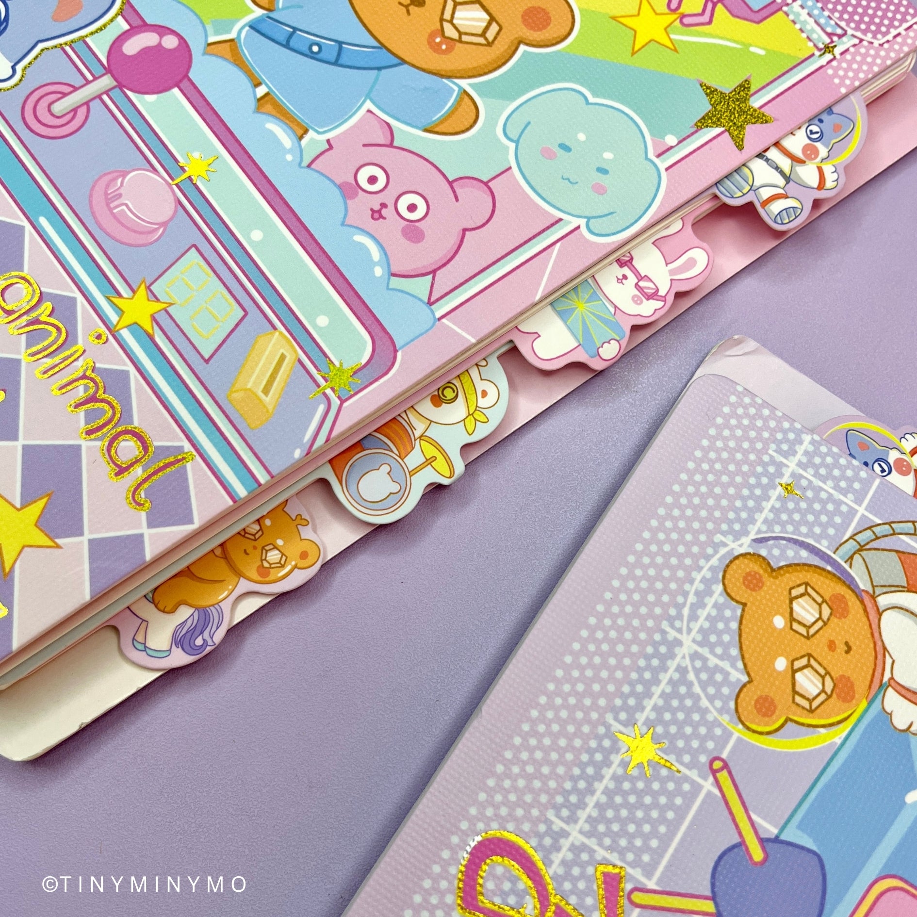 Good Luck Kawaii Animal Spiral Notebook - Tinyminymo