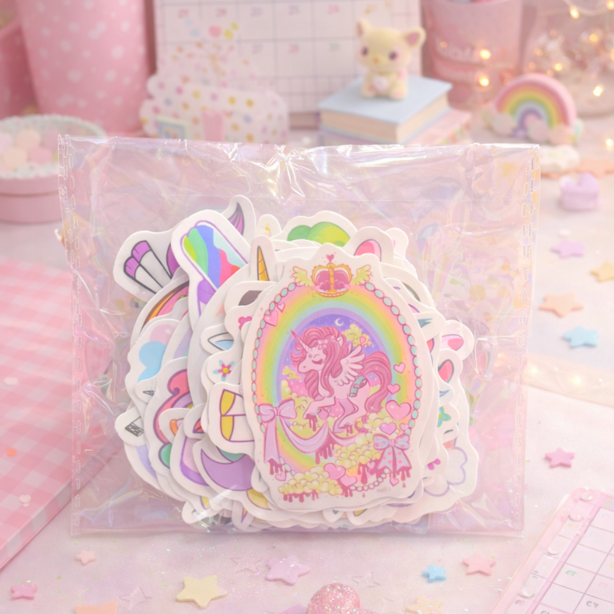 Different Designs of Unicorn Stickers - Tinyminymo