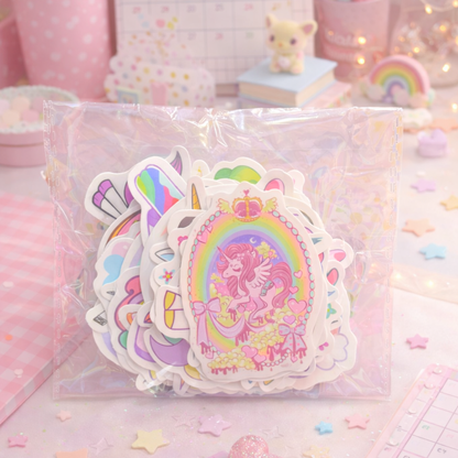 Different Designs of Unicorn Stickers - Tinyminymo