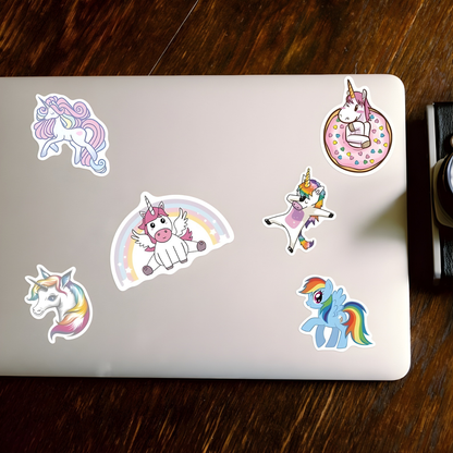 Laptop decorated by Unicorn Stickers - Tinyminymo