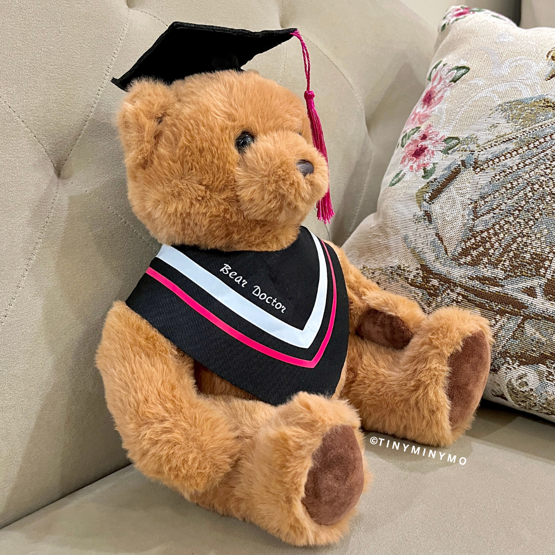 Graduation Bear Soft Toy - Tinyminymo