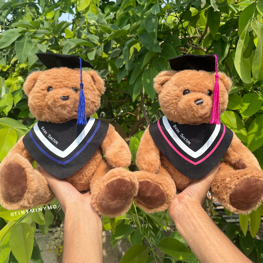 Graduation Bear Soft Toy - Tinyminymo