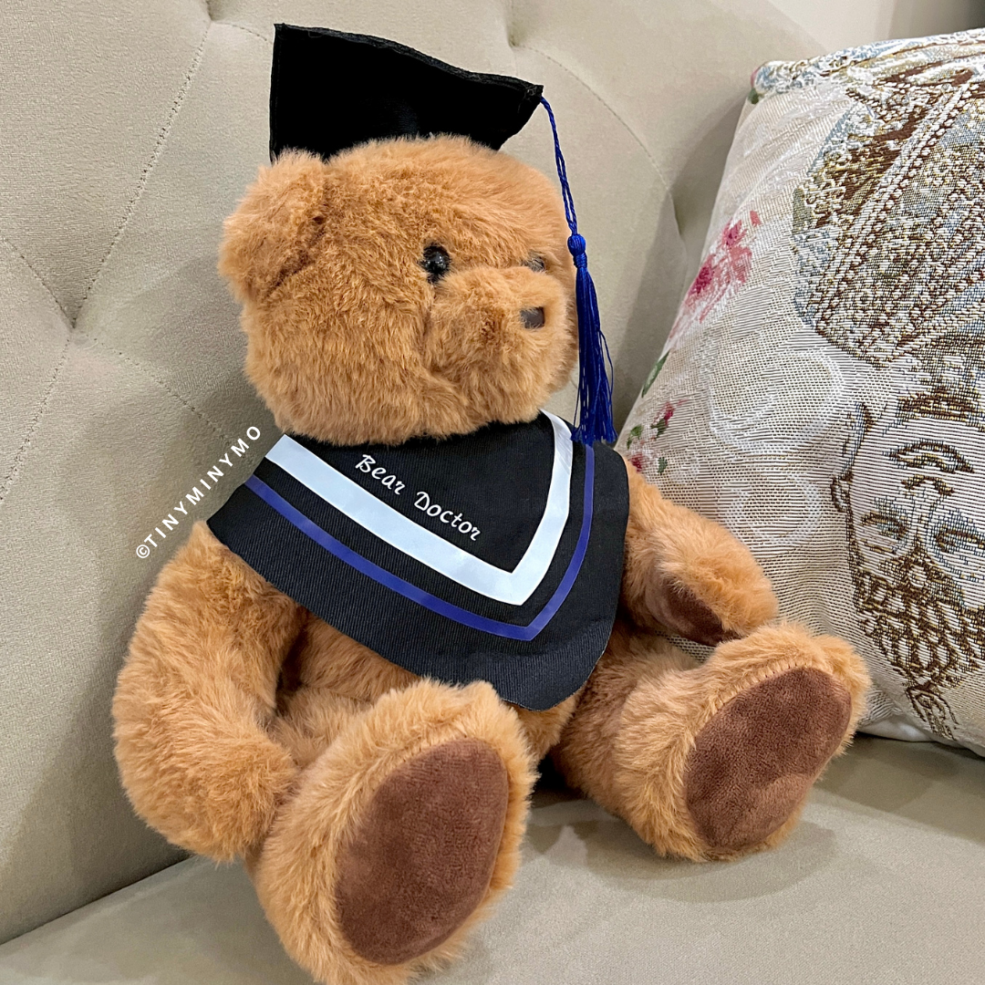 Graduation Bear Soft Toy - Tinyminymo