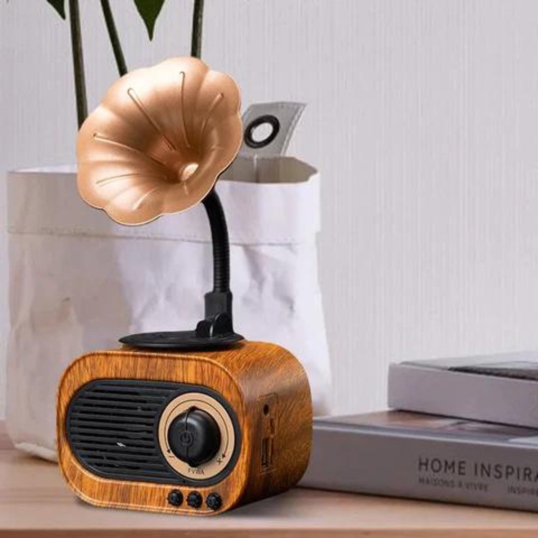Gramophone Wireless Mini Speaker - Tinyminymo