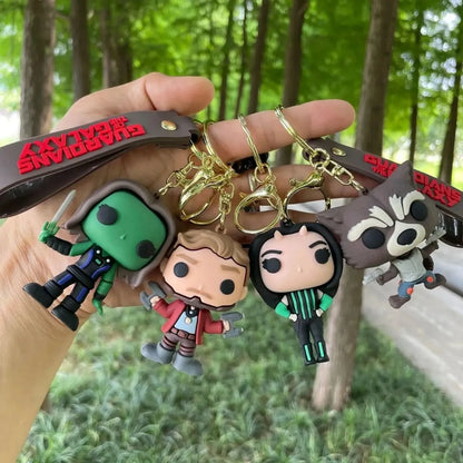 Four Characters of Guardians of the Galaxy Keychains - Tinyminymo