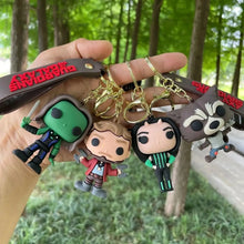 Load image into Gallery viewer, Four Characters of Guardians of the Galaxy Keychains - Tinyminymo
