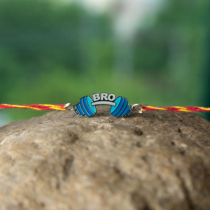 Gym Bro Metal Rakhi - Tinyminymo