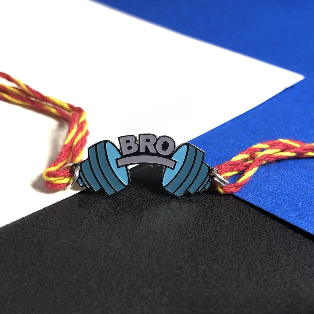 Gym Bro Metal Rakhi - Tinyminymo