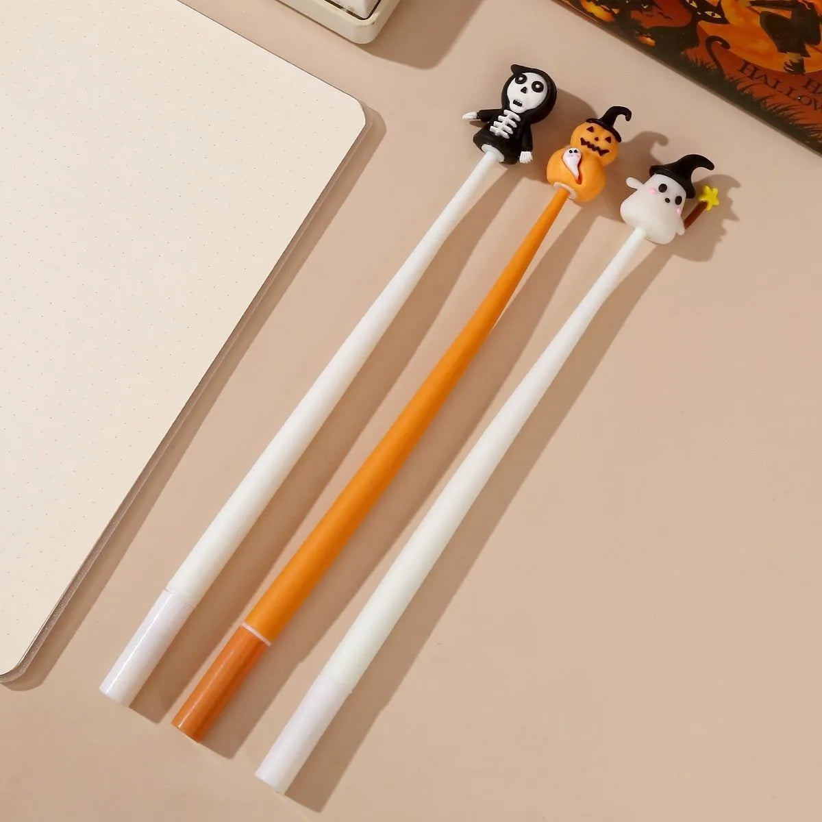 Three Designs of Halloween Shake Gel Pens - Tinyminymo