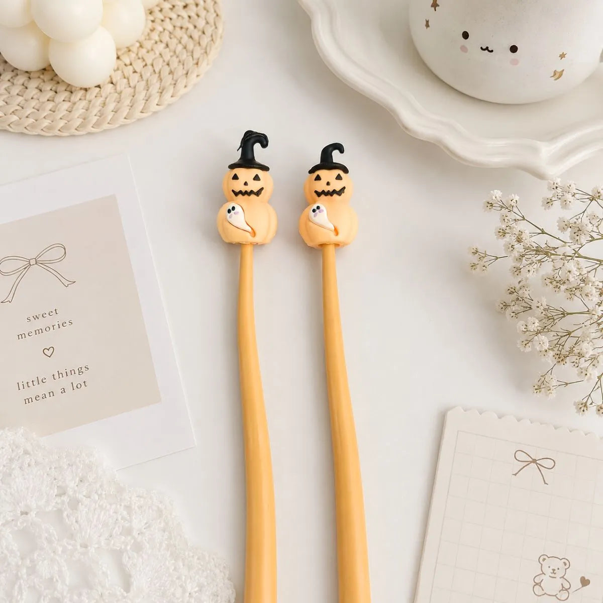 Pumpkin Design of Halloween Shake Gel Pen - Tinyminymo
