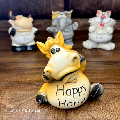 Happy Animal Resin Piggy Bank - Tinyminymo