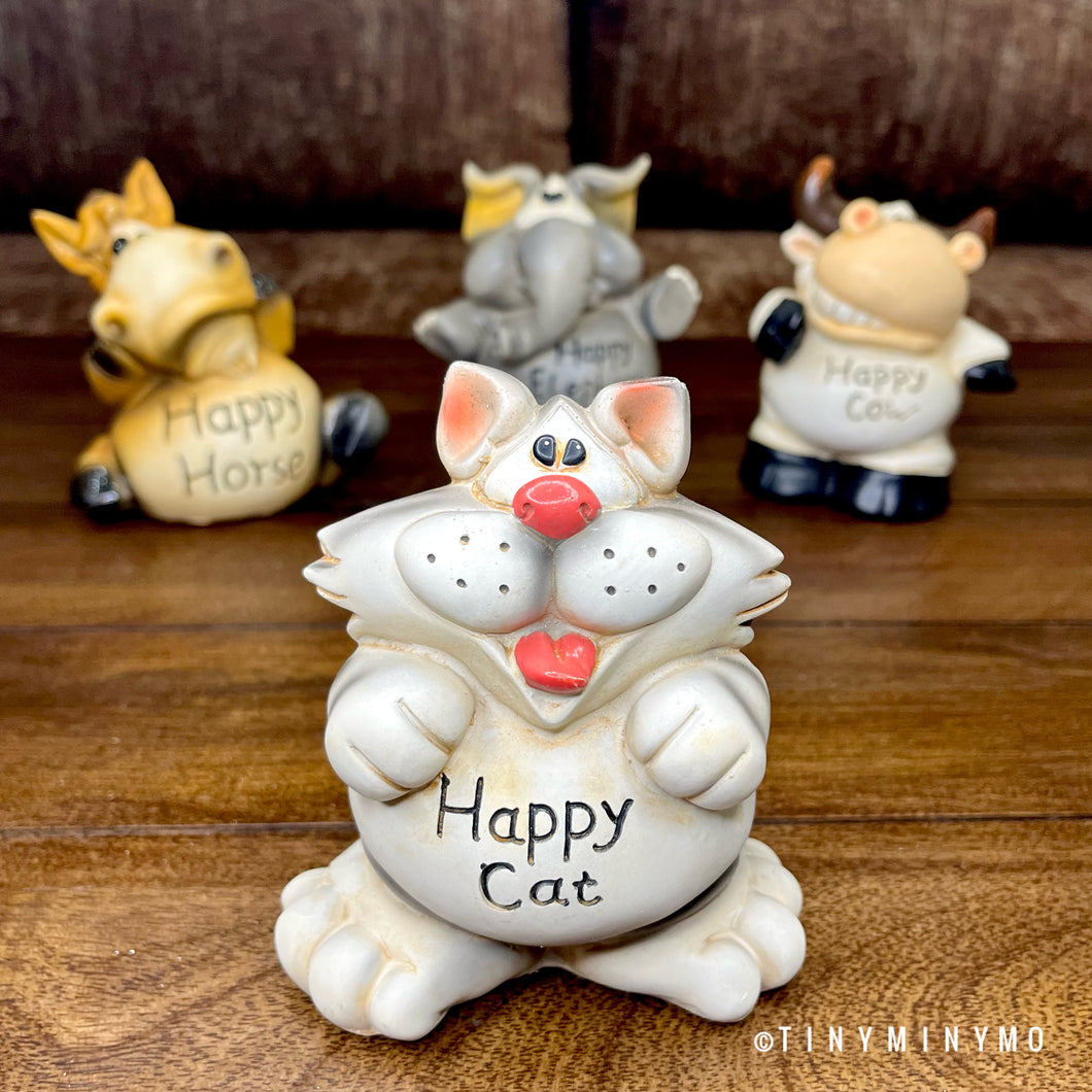 Happy Animal Resin Piggy Bank - Tinyminymo