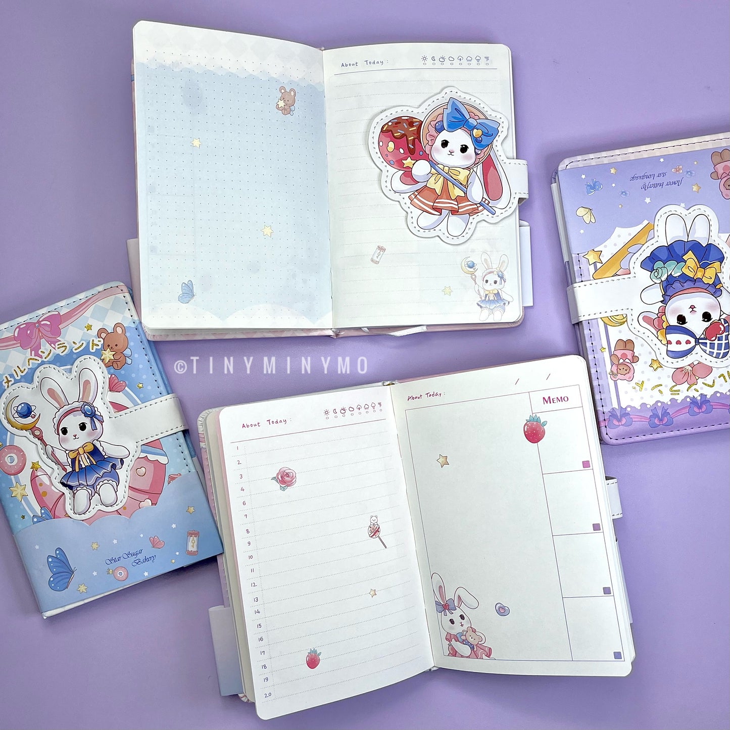 Happy Bunny Planner - Tinyminymo