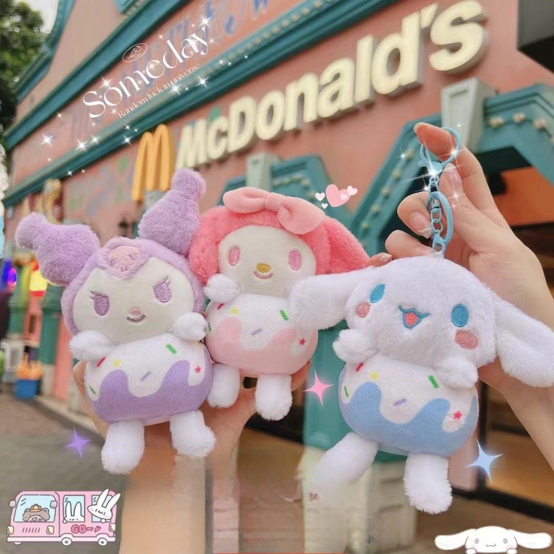All Designs of Happy Cinnamoroll Plush Keychain - Tinyminymo