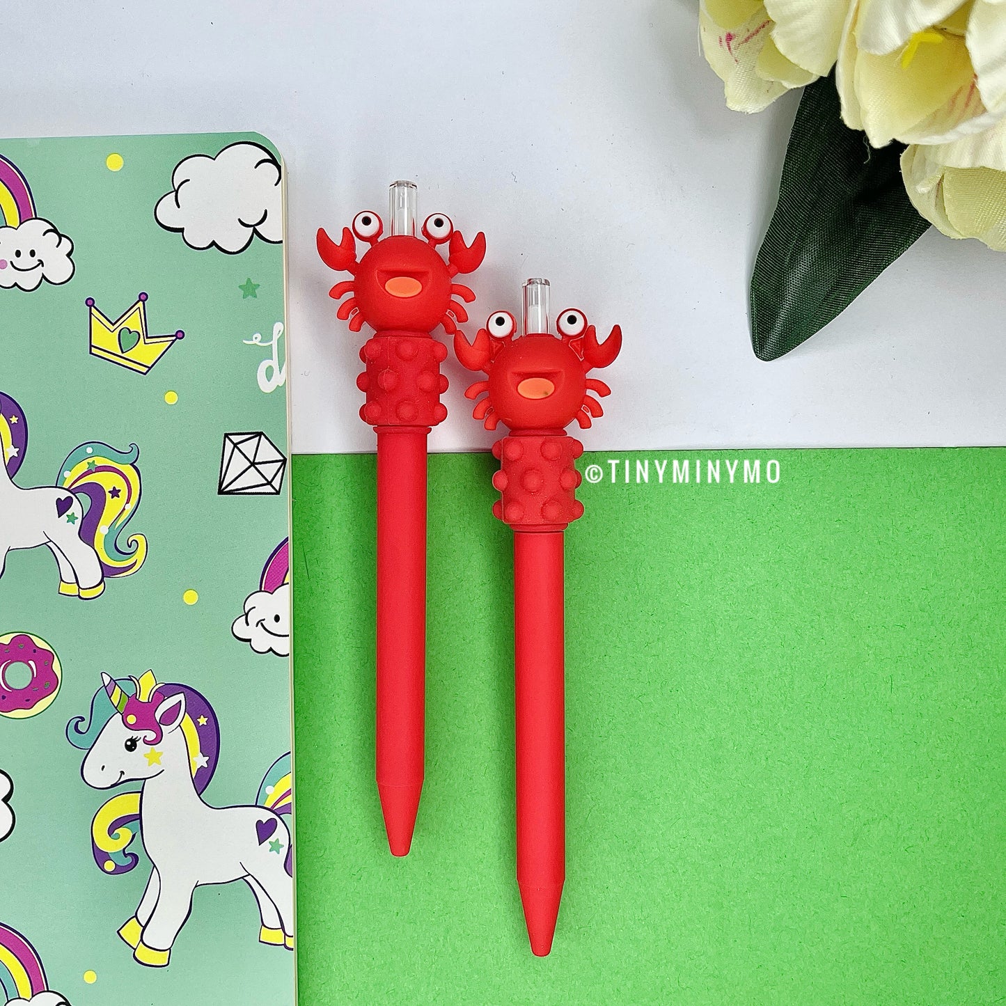 Happy Crab Click Pen - Tinyminymo