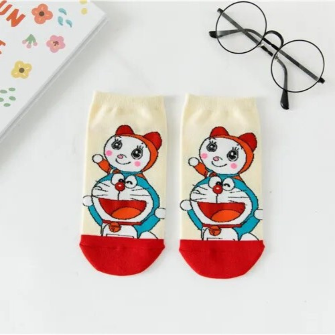 Happy Doraemon Socks - Tinyminymo