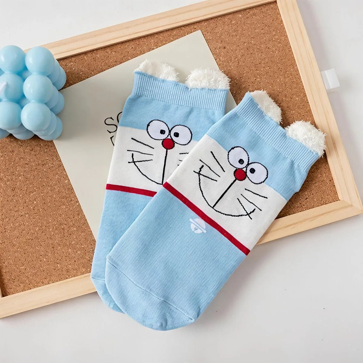 Doraemon Socks in Blue Color - Tinyminymo
