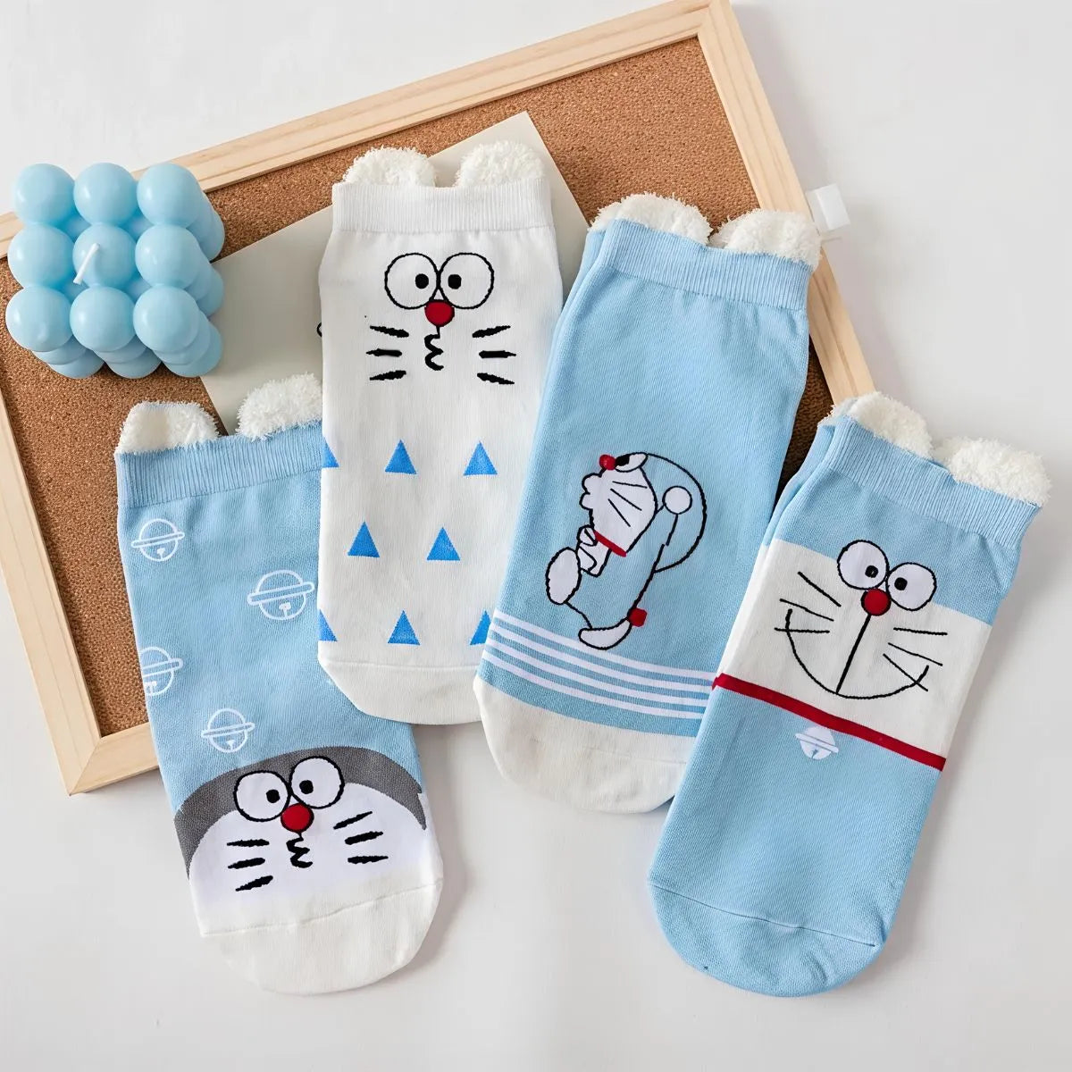 Four Variants of Doraemon Socks - Tinyminymo