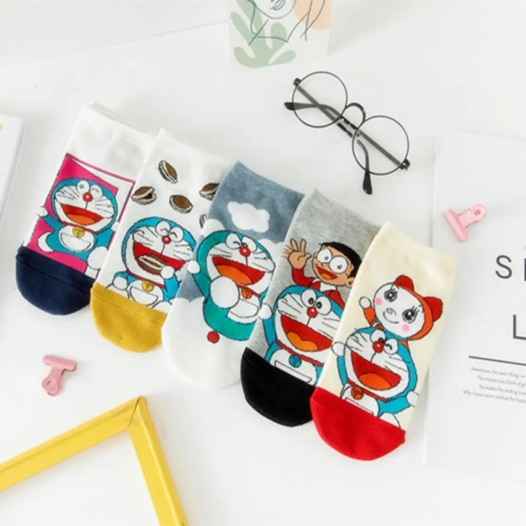 Happy Doraemon Socks - Tinyminymo