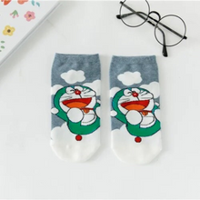 Load image into Gallery viewer, Happy Doraemon Socks - Tinyminymo
