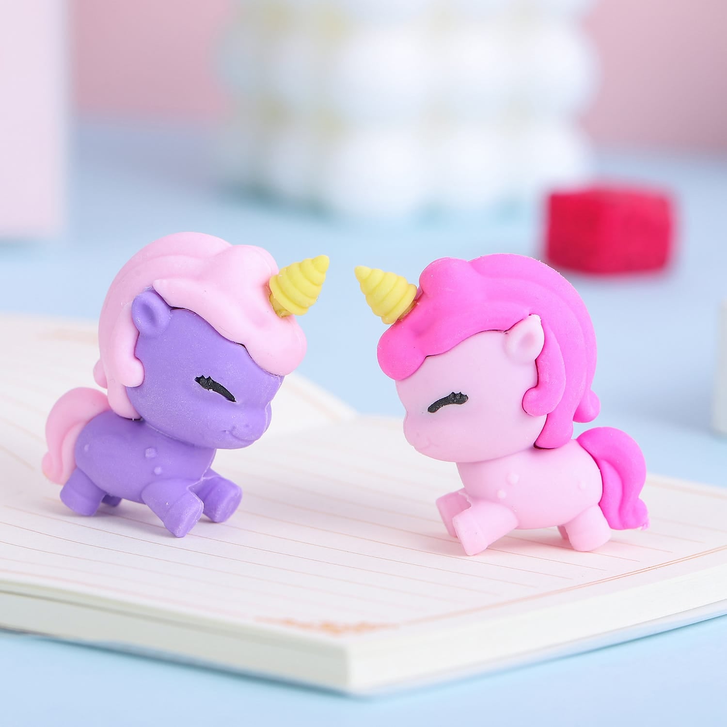 Happy Unicorn Mini Eraser - Tinyminymo