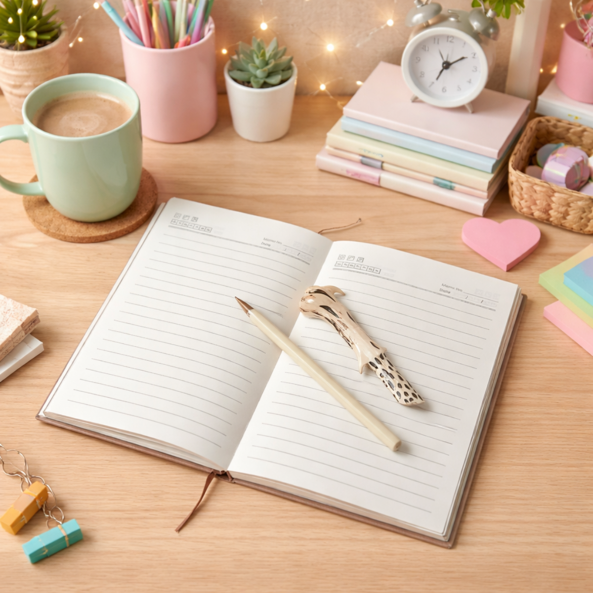 Ruled Pages inside Harry Potter Dairy - Tinyminymo