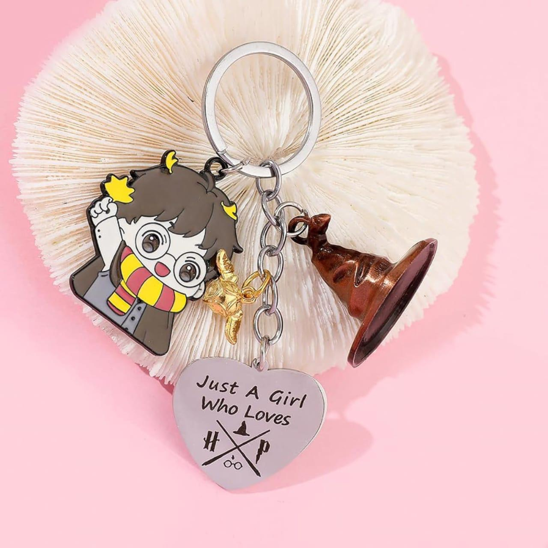 Harry Potter Metal Keychain - Tinyminymo