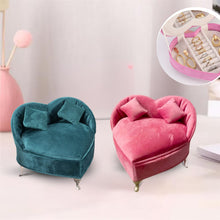 Load image into Gallery viewer, Heart Shaped Sofa Jewellery Organiser - Tinyminymo
