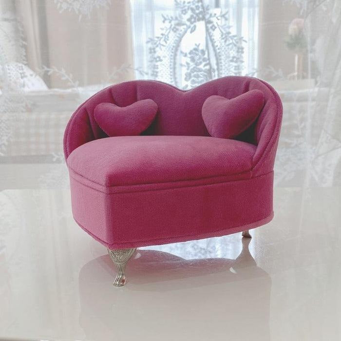 Heart Shaped Sofa Jewellery Organiser - Tinyminymo
