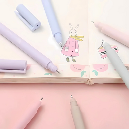 Hello Kawaii Gel Pens - Set of 6 - Tinyminymo