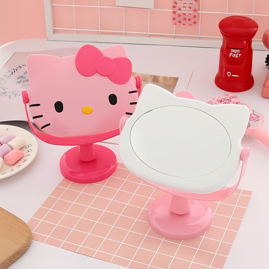 Hello Kitty Makeup Mirror - TInyminymo