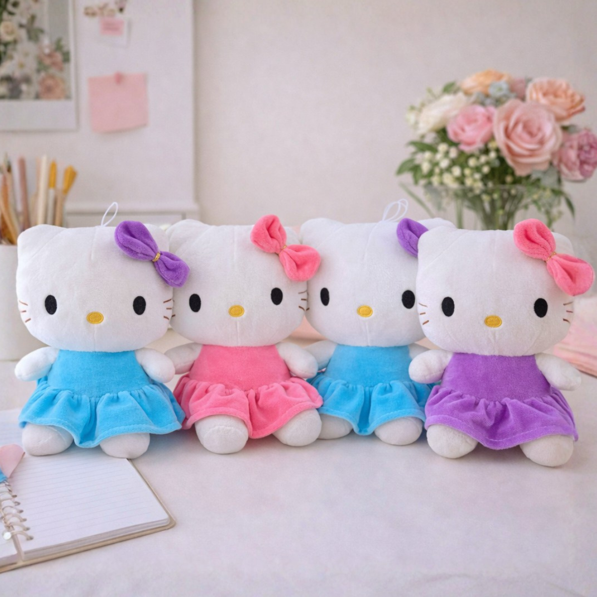Four Hello Kitty Soft Toys - Tinyminymo
