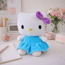 Load image into Gallery viewer, Blue Color Hello Kitty Soft Toy - Tinyminymo

